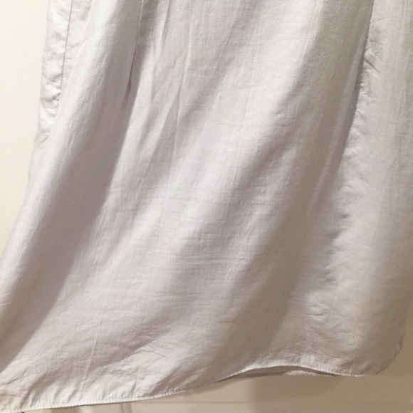 Light Blue Silver Grey Gorgeous Ruffle Dress M YA - Picture 7 of 8